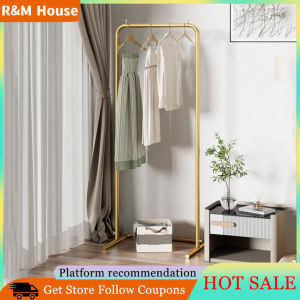 Simple Clothes Rack Metal Coat Rack Thickened Drying Rack Floor Standing Clothes Organizer Rack