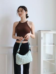 Einashop x Ginny Pleated Bubble Cloud Shoulder Bag SG Ship
