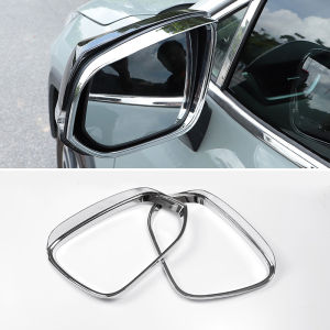 Ốp Che Mưa Gương Chiếu Hậu Bên Hông Toyota RAV4 XA50 2019-2024 Hybrid Viền Mày Đèn ABS Phụ Kiện Trang Trí Mạ Crôm