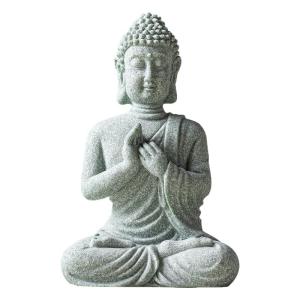JISU | Decorative Micro Landscape Qingsha Stone Buddha Figurine