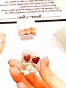 Mini Jewelry Storage Box Portable Clear Plastic Container DIY Craft Pill Box Small Plastic Case Mini Storage Box