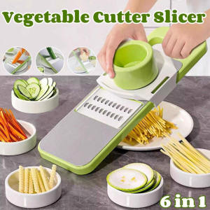 6 in 1 Multifunction Vegetable Cutter Set: Your Ultimate Kitchen Tool