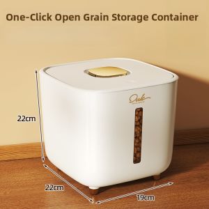 Vacuum Sealed Pet Food Storage Bucket Moisture Proof Cat And Dog Container Home Use Box Durable Food Grade Material