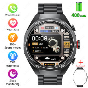 LIGE | 2026 2-in-1 Smart Watch With Earbuds NFC Smartwatch TWS Bluetooth Earphone Heart Rate Blood Pressure Monitor Sport Fitness Watch