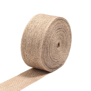 Tự Nhiên Vintage Đay Vải Bố Ruy Băng 6mm-65mm Chiều Rộng 1-10M Chiều Dài Cho Đám Cưới Tiệc Giáng Sinh Trang Trí DIY Tặng Đóng Gói Dây Đeo Floristry
