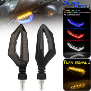Smile Shape Double Color Led Turning Signal Light Universal Y15zr Y15 Y125z Rs150 Rs150r Wave Ex5 Lc135