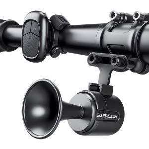 Bike Electric Horn with Anti Theft Alarm Waterproof 120dB Loud Bicycle Horn with Wireless Remote Bike Bell for Adults Kids Bike