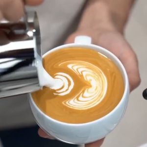 LAHOME 330ml Stainless Steel Milk Frothing Jug Coffee Latte Serving Pitcher Milk Frothing Pitcher Stainless Steel Latte Art Creamer Cup Silver 12 oz (330 ml) for Espresso Machines Mirror Finished Suitable for Espresso Latte Art and Frothing Milk KFJ