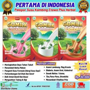GOMILK Susu Kambing Etawa Plus Herbal 200gr