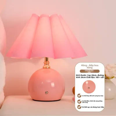 YOULIMEIJIA | Đèn Bàn Dọc Hoa Đẹp Mềm Mại