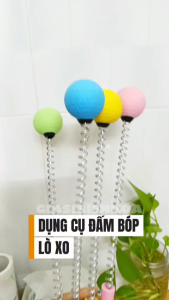 Tay Đấm Lưng Cổ Vai Gáy Đa Năng Bằng Nhựa Tpr Mềm Thân Lò Xo Chắc Chắn