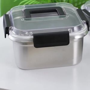 Microwave Safe Stainless Steel Large Capacity Bento Box
