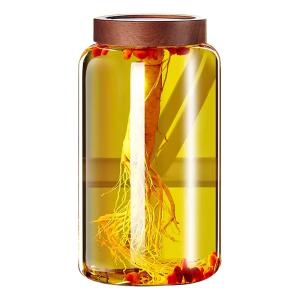 Myonly | Premium Thick Glass Storage Bottle For Herbs and Liquor
