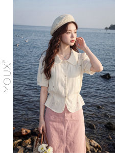 YOUXIANG | Áo Sơ Mi Ngắn Tay Đẹp Phù Hợp