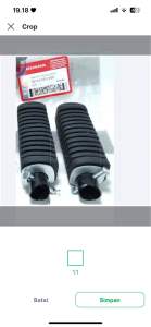 Bastep foot step/injakan kaki belakang honda supra X/125/fit