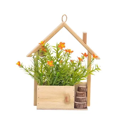 Trang Trí Tường Hoa Giả Gỗ