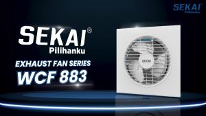 SEKAI Exhaust Fan Dinding / Kipas Angin Hexos 6 Inch / 8 inch - WCF 683 / WCF 883