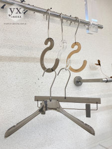 Acrylic S-Hooks Fashion Store Display Decorative Arrangement Scarf Wrap Womens Clothing Store Hanging Display Rack Hooks Accessories