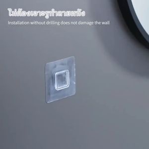 SIMPLE.Jแบบไม่เจาะ ที่วางเก็บแก้ว ที่วางแปรงสีฟันในห้องน้ำ ที่ใส่แปรงสีฟัน อเนกประสงค์ กล่องเก็บอุปกรณ์อาบน้ำ ที่ใส่แปรงสีฟัน แบบติดผนัง ติดตั้งง่ายไม่ต้องเจาะ