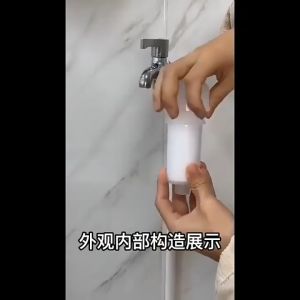 กรองน้ำฝักบัว เครื่องซักผ้า กรองเครื่องทำน้ำอุ่น และไส้กรอง (สามารถเปลี่ยนไส้กรองได้)