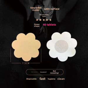 Invisible Breathable Silicone Bra Inserts for Women with Nipple Covers Anti-Light and Thin Design for Natural Lift and Gather