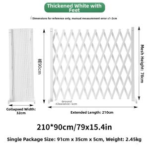 TEKANAI | Extendable Pet Barrier Indoor Balcony Isolation Fence
