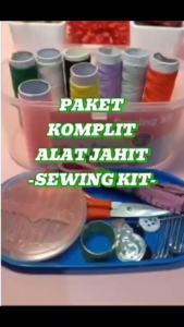 KUKE Sewing Kit Box: Alat Jahit Berkualitas Tinggi & Set Alat Jahit Isi 8 Benang