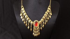 Goddess Headdress And Necklace Indian Egyptian Style Belly Dance Performance Accessory