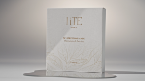 liTE France De-Stressing Facial Mask – Moisturizing & Calming Skincare for Sensitive and Stressed Skin