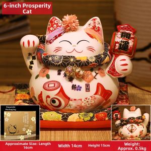 Ji Shanyuan | Wealth Attracting Lucky Cat Piggy Bank Decor 0447
