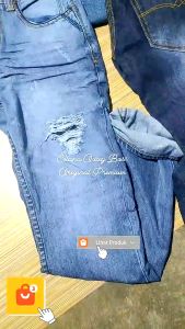 OXY BOSS - Celana Jeans Pria Full Fashion Terbaru Model Slim Straight