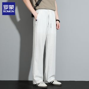 ROMON | Casual Thin Summer Loose Wide-leg Pants for Men