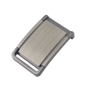 Smooth Inner Wear Style Belt Buckle for Men 3.8cm Hole Punching Waist Belt Buckle Head Board Screw Inclination Elite Wolf