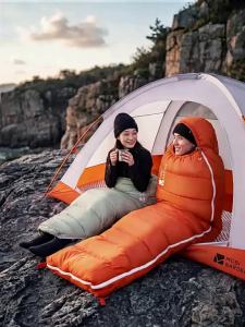 Mobi Garden | Adult Heavy Duty Insulation Envelope Lightweight Duck Down Sleeping Bag