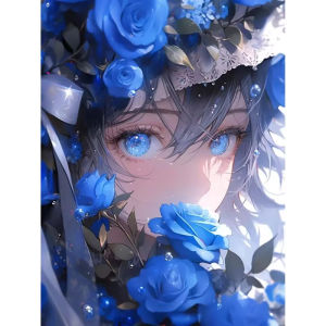 Kayou | DIY Painting By Number Anime Girl Kits for Adults Handpainted Pictures By Numbers on Canvas Number Painting Home Decor