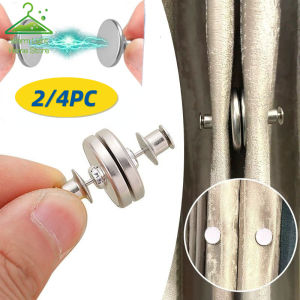 2/4Pcs Metal Magnetic Curtain Button Clip Detachable Window Screen Close Magnet Buckle Lightproof Room Curtains Closure Clip