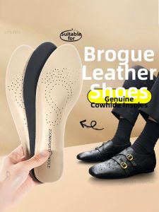 NUOXINXIAO | Breathable Leather Shoe Insoles for Bock and Womens Single Shoes Thin Latex