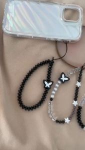 Strap Phone Edisi Hitam Gantungan Hp Black Series