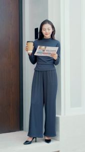 LAROMA Bộ Quần Áo Thu Đông Cổ Cao Cho Nữ | Basic - Trẻ Trung - Giữ Ấm - Vải Thơm - Kháng Khuẩn - Mềm Mại - Co Dãn