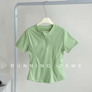 Womens Badminton Yoga Fitness Pilates Top Quick Dry Breathable Sportswear Summer Luxury Sensation Short Sleeve Running