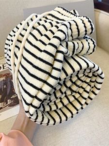 Thickened Fleece Womens Autumn Winter Pants High Waist Wide Leg Casual Trousers Home Sleepwear Outdoor Wear Comfortable