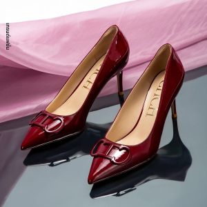 สีทึบสไตล์คลาสสิกใหม่ผู้หญิงรองเท้าเดี่ยว Retro ประณีตฝีมืออเนกประสงค์ผู้หญิงรองเท้าส้นสูง