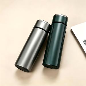 Portable Thermos Cup 316 Stainless Steel Vacuum Flask With Tea FilterSouvenir Premium Quality Business Thermos BottleSmall Insulated Flask Tumbler 380ml Best Gift