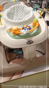 My Dear 3 in 1 Baby Walker with Rotating Seat Music Toys Safety Activity Center