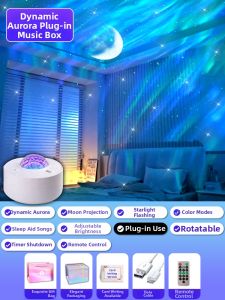 LIUBAN | Romantic Star Sky Projection Night Light
