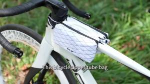 Eslnf(ESLNF) | ESLNF Large Capacity Bike Bag Top Tube Saddlebags with Floating Installation Method Cycling Bicycle Accessories