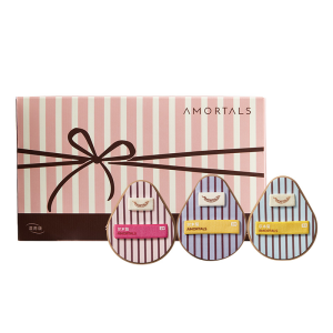 AMORTALS | Dry Wet Dual Use Soft Application Makeup Sponge Set