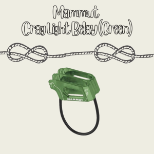 Mammut Crag Light Belay (Green)