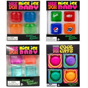 Schylling Needoh Nice Cube Sensory Toys Stress Relieving Blocks Pinching Relieving Puzzle Solving Venting Children Souvenir