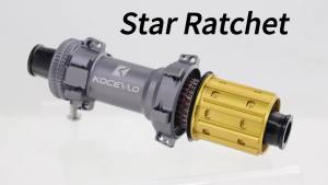 KOCEVLO | KOCEVLO Road Disc hub 36T Ratchet 24 Hole Straight pull Center Lock Disc Road Bike Hub for Shimano/Sram XDR 12 Speed Gray